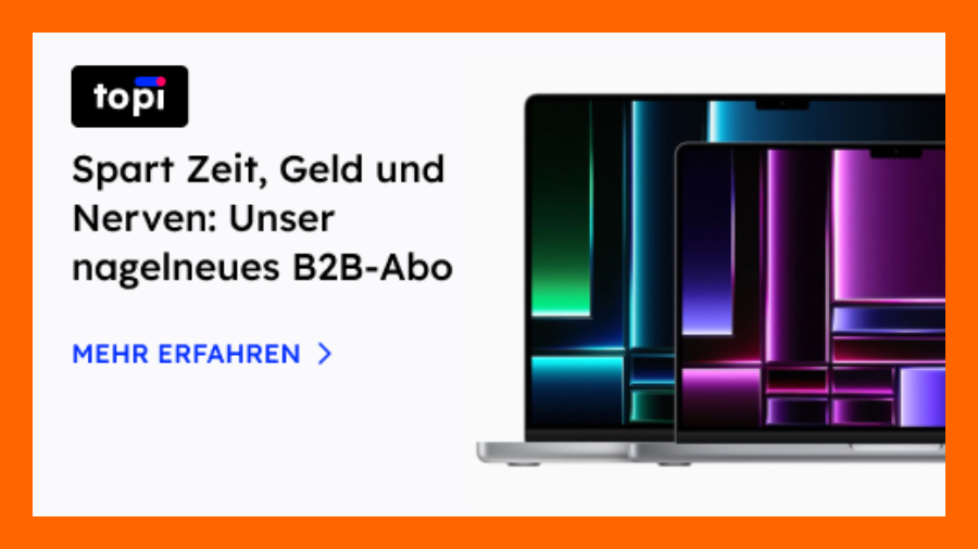 Spart Zeit, Geld und Nerven: Unser nagelneues Abo für Unternehmen. Mieten statt kaufen.